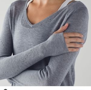 Lululemon grey yin time sweater